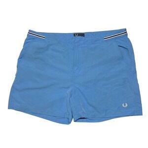 Fred Perry Bomber Tape Swim Shorts Utility Blue Men's‎ XXL EUC